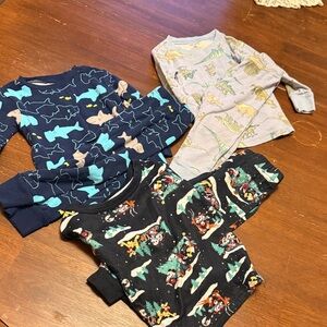 Carter's Kids Pajama Set - Navy, Light Gray, Black